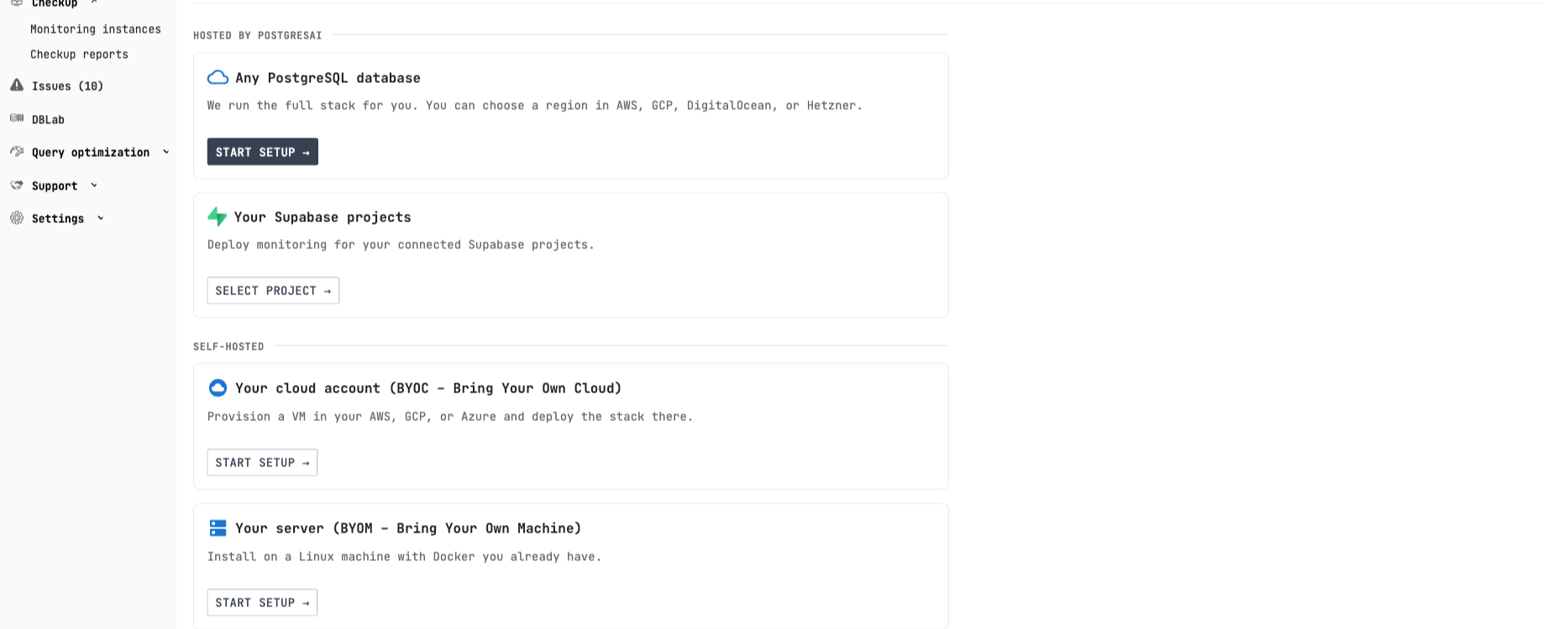Scale deployment options