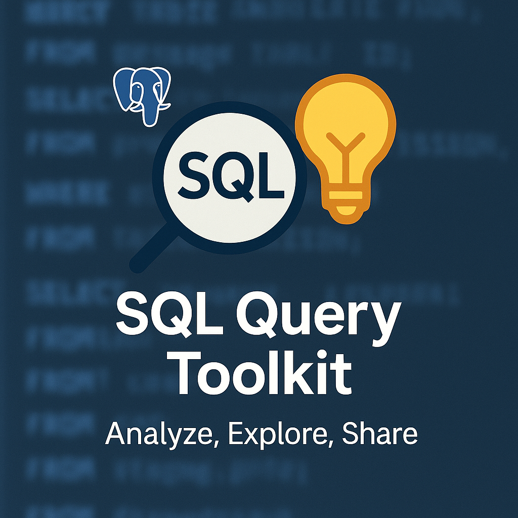 SQL query toolkit